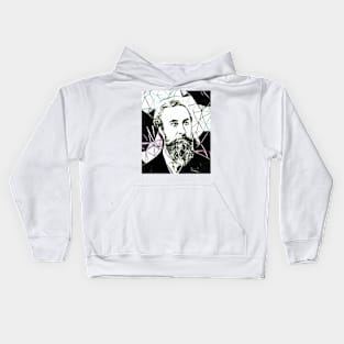 Robert Bulwer Lytton Black and White Portrait | Robert Bulwer Lytton Artwork 5 Kids Hoodie